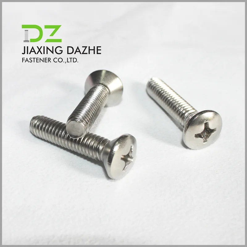 Oval Countersunk Head Machine Screw